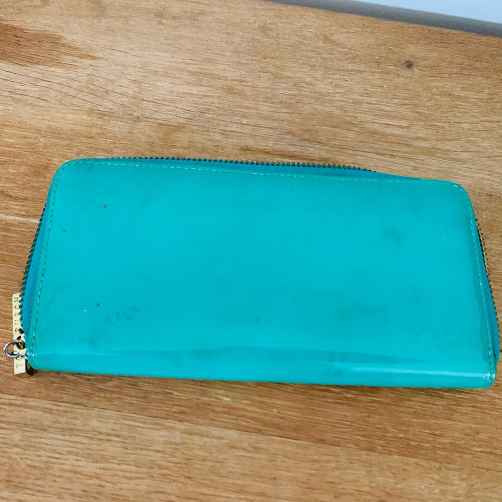 Tory Burch Aqua Blue Wallet - Picture 3 of 3